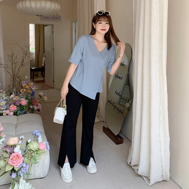 Ladies Spandex Casual Top